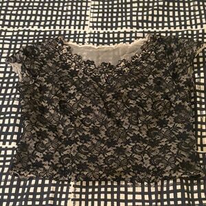 Vintage Blouse de Jour Lace by Saab Top Size 40